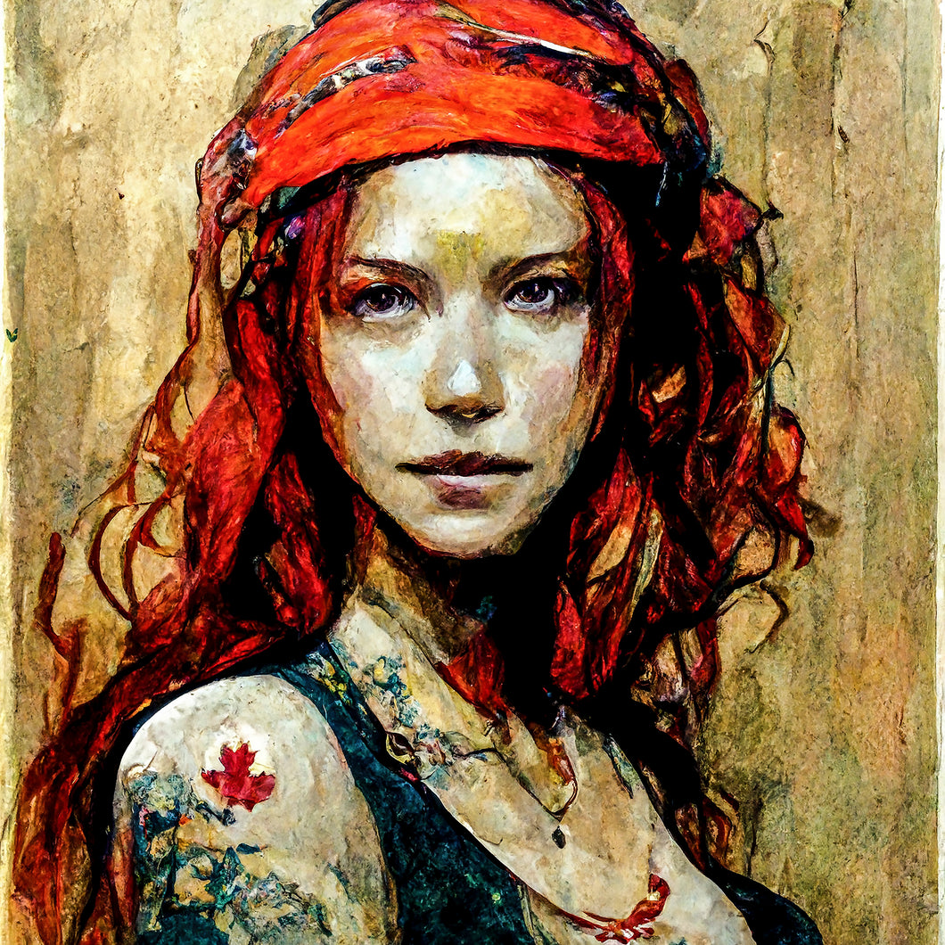 The Girl with the Red Bandana